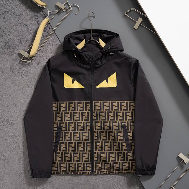 J7024# 2026 Burberry Windproof Jacket, Sizes M-Xxxl