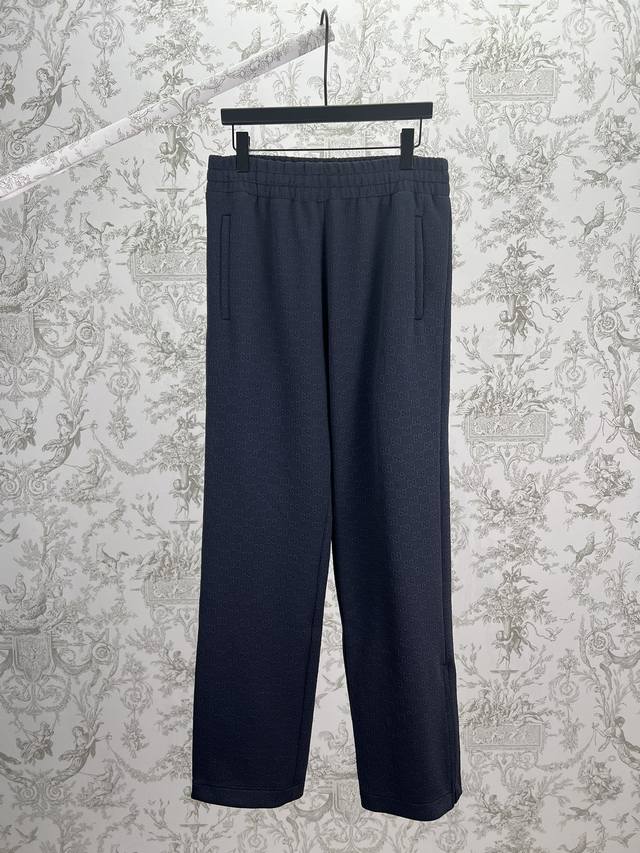 G brand 25Ss new GG all-over print trousers with GG print all over the body, per