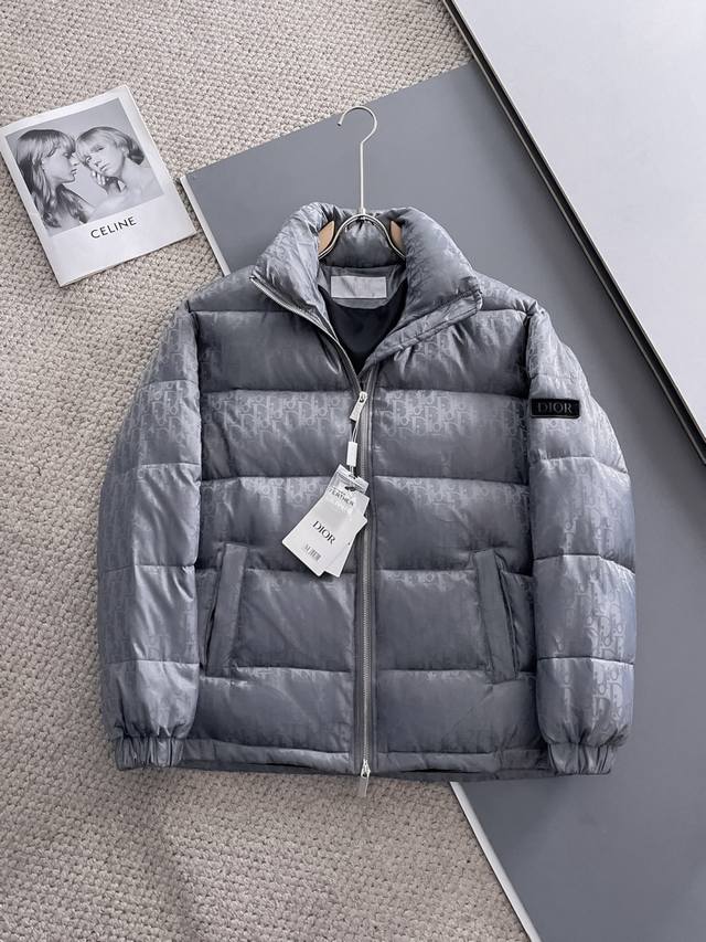 Dior 2025 Autumn/Winter New Down Jacket, Original 1:1 Custom Made, All Hardware