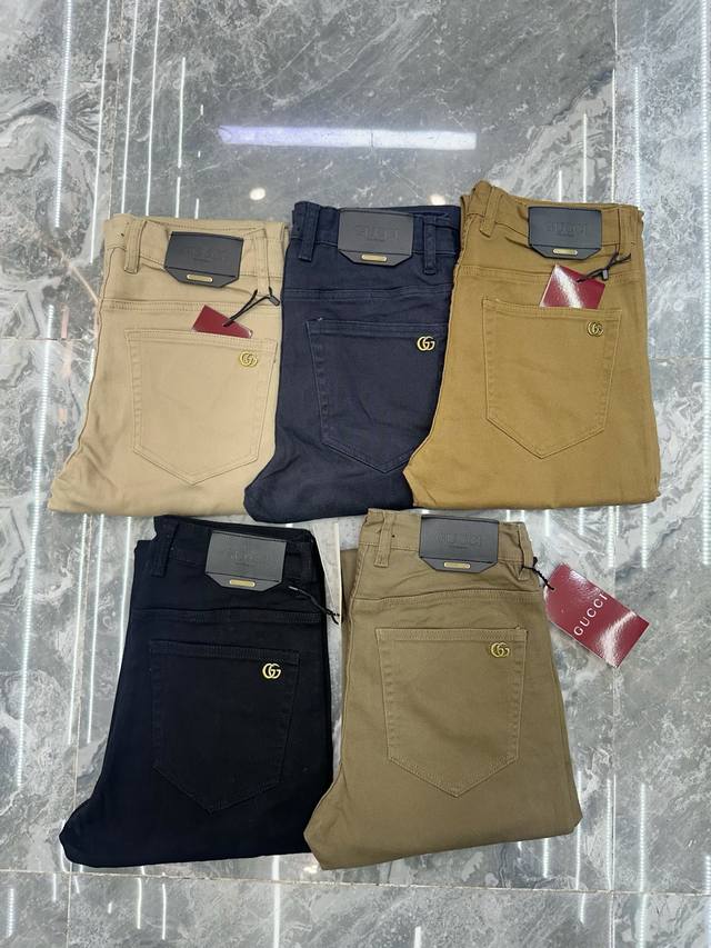 Gucci Stretch Slim Fit Straight Leg Jeans, All Seasons! High-quality stretch jea