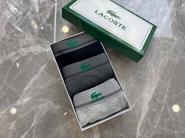 New Arrival! Lacoste Crocodile brand, 3 pairs per box~Original quality! Must-hav