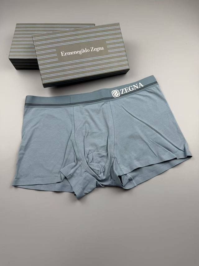 Zegna 1 box of 3~Original quality! Must-have men's boxer briefs! High-grade ice