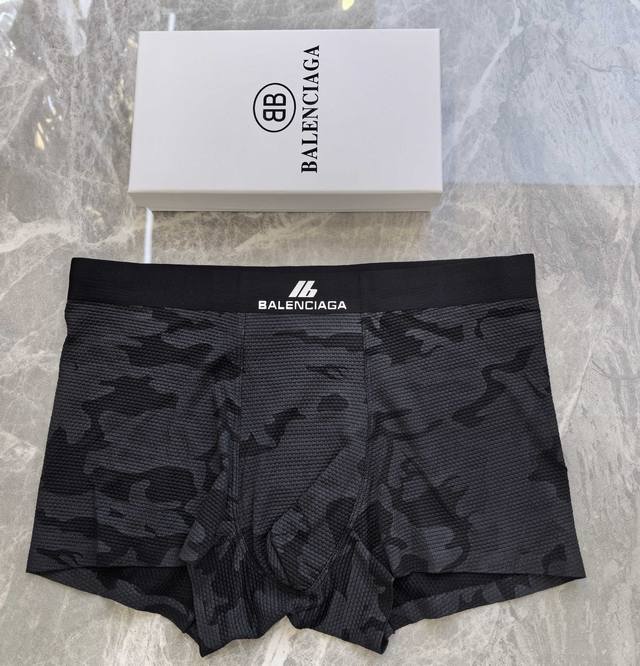 Balenciaga 1 box of 3~Original quality! Must-have men's boxer briefs! High-grad