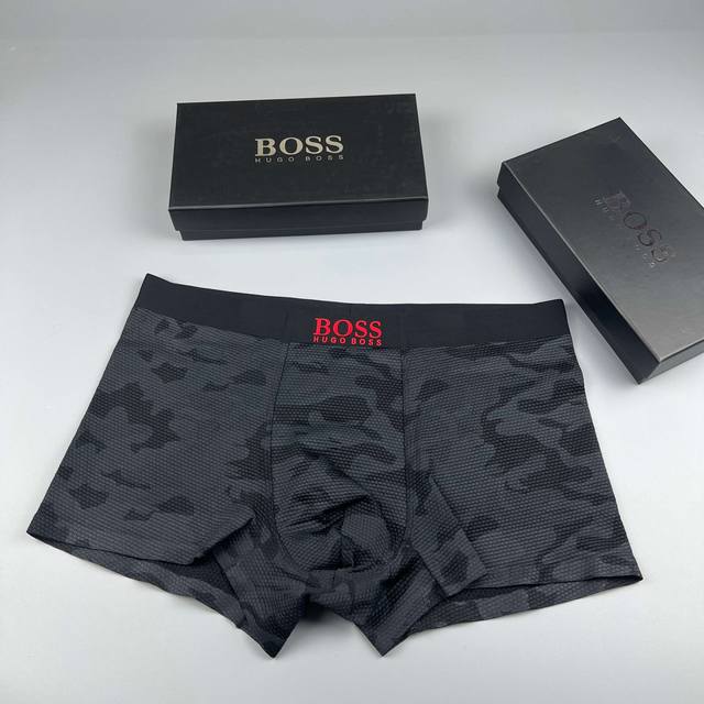 Boss 1 box of 3~Original quality! Must-have men's boxer briefs! High-grade ice s