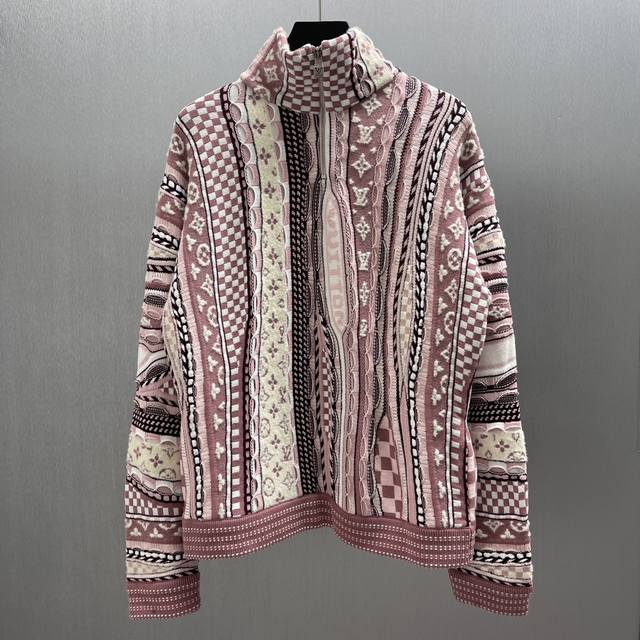 Lu Half-zip pullover sweater, in stock, highest quality version on the market, f