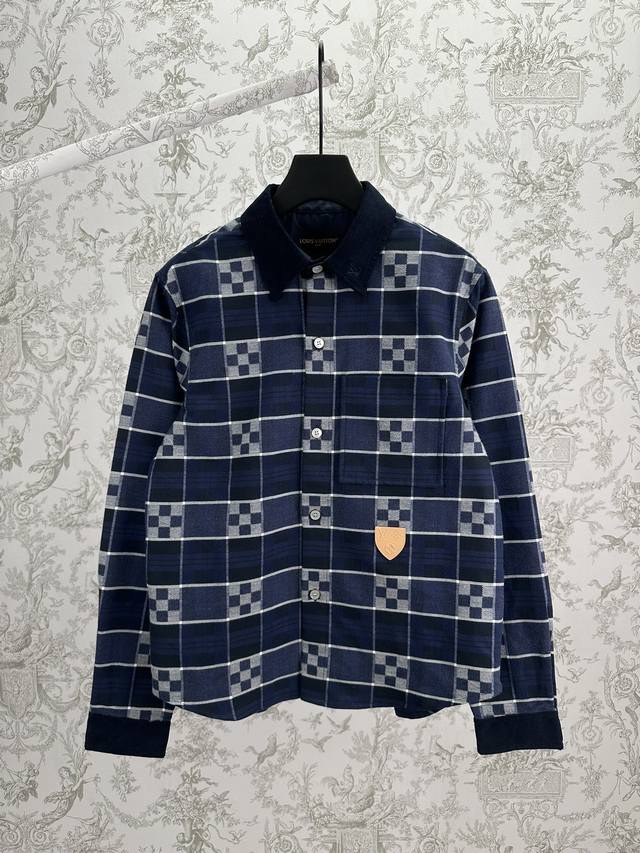 Louis Vuitton 25Ss New Flannel Shirt. A soft cotton flannel shirt, the perfect