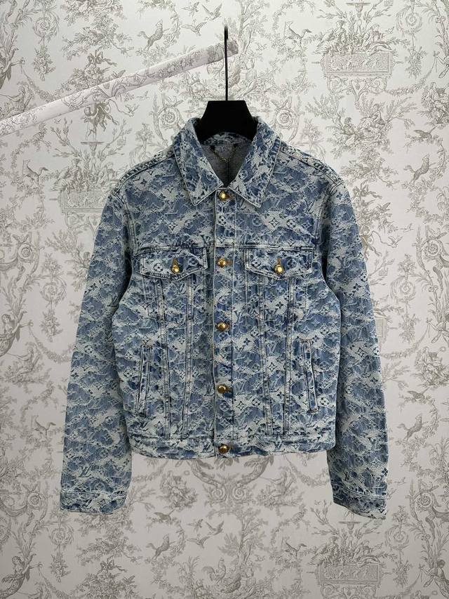 Louis Vuitton 25Ss New Monogram Cowboy Trucker Jacket ( ) This intricately craf