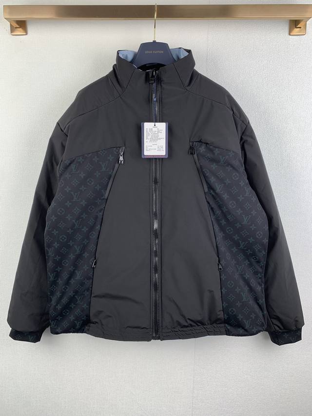 Louis Vuitton Reversible Logo Patchwork Jacket. Made from imported high-density