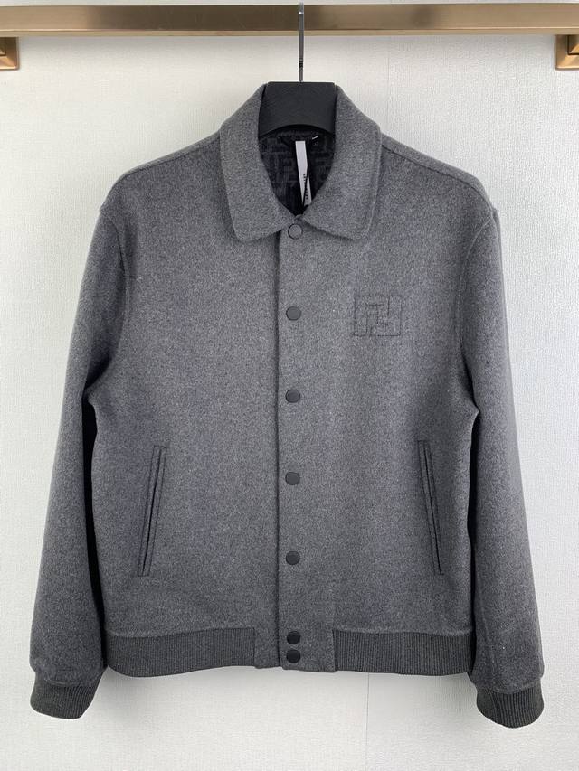 Fendi 26Ss Lapel Single-Breasted Wool Jacket. Authentic product purchased for 34