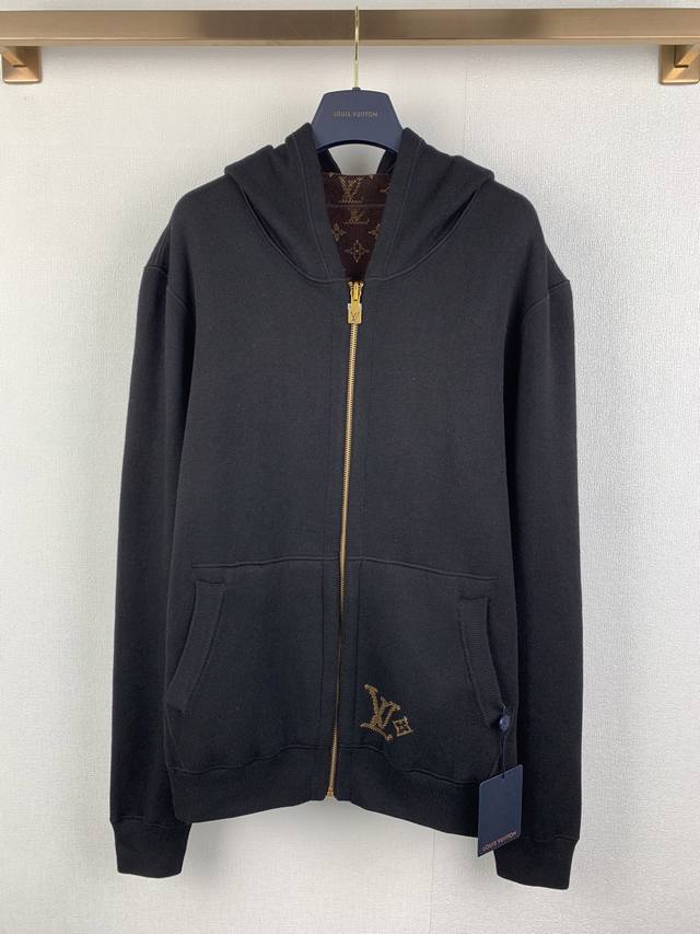 Louis Vuitton 26Ss Reversible Hooded Waist-cinching Jacket ( ). Authentic produc