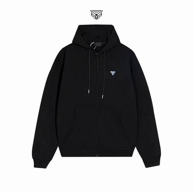 pd Prada 25 Fw Cardigan Zip-Up Sweatshirt is here! A convenient and practical ho