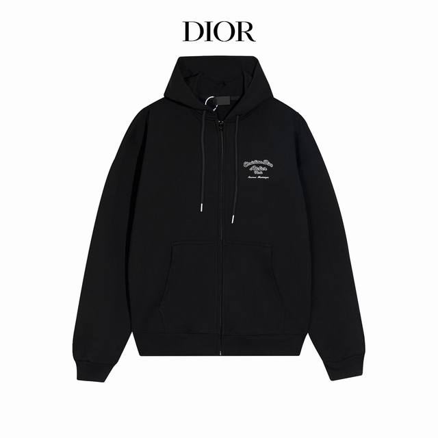 Dior 25 Fw Cardigan Zip-Up Sweatshirt is here! A convenient and practical hoode