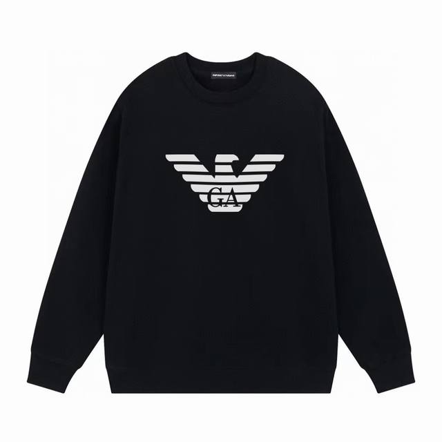 New Armani Sweatshirt. Made with custom-woven and dyed 380g double-ply pure cot