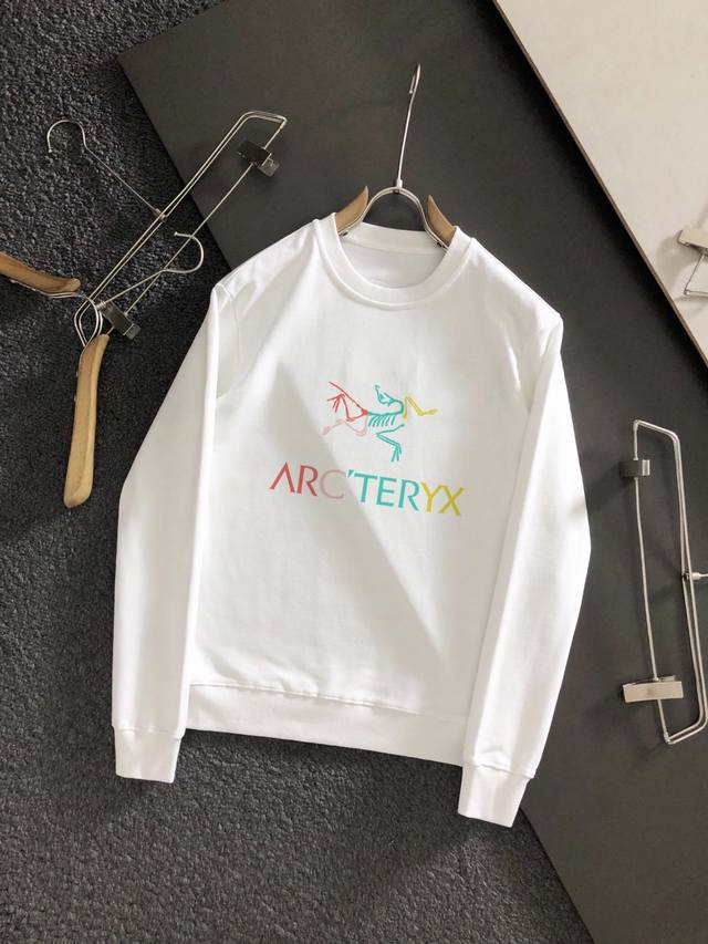 Arc Imported private stock, high-end printed crewneck sweatshirt, boutique style