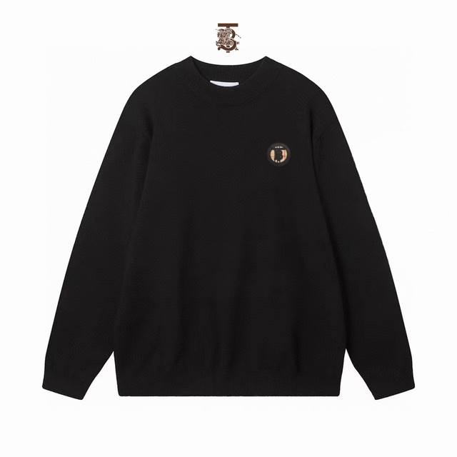 Bbr Burberry, complete with all three tags, mock neck sweater, premium wool blen