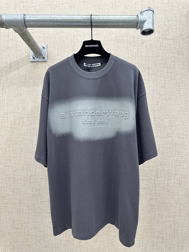 Alexanderwang Unisex Plus Size Short-Sleeve Embossed Halo T-Shirt (2026 Spring/S