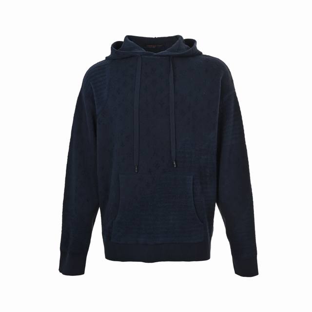 Louis Vuitton Jacquard Patchwork Knitted Hoodie ( ). Authentic product purchased