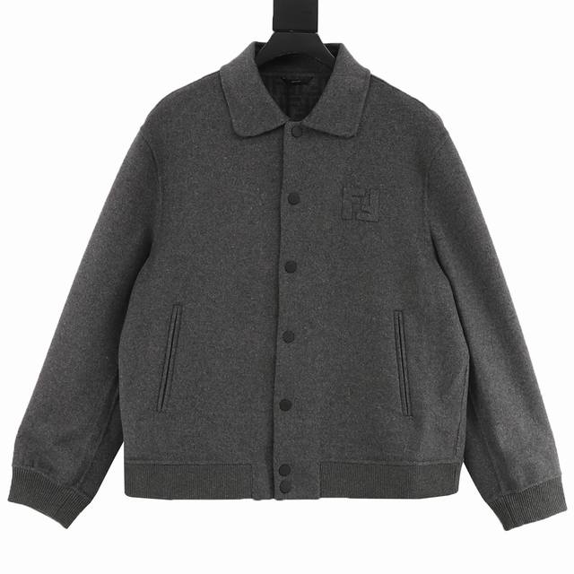 Fendi Fd Wool-lined Ff Wool Jacket Authentic product purchased for 34,000, custo