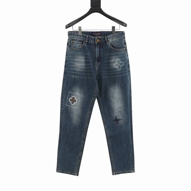 Louis Vuitton Patchwork Embroidered Jeans The best jeans they've made so far thi
