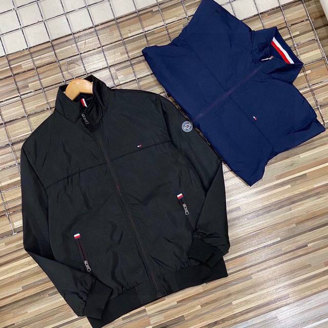 New Arrival! High-End, High-Quality Tommy Hilfiger Three-Color Stripe Men's Stan