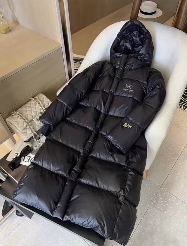 Xiaohongshu Hot Item! Hooded Couple Long Down Jacket, Warm, Casual, Thickened Ou