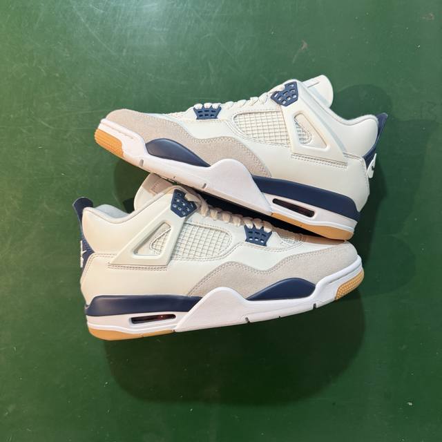 Y3 Special Offer Nike SB X Jordan Air Jordan 4 Pine Green Dr5415-100 White and B