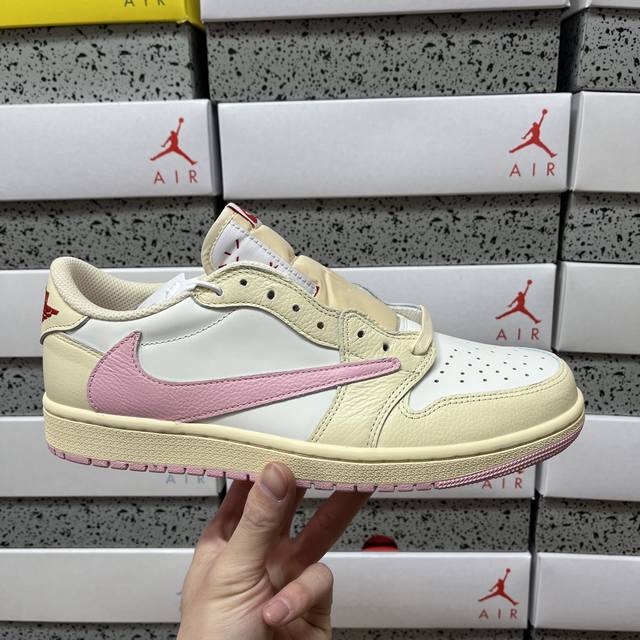 H Travis Scott X Air Jordan 1 Low Og AJ1 (Reverse Swoosh Low) Iq7604 101 Size: 3