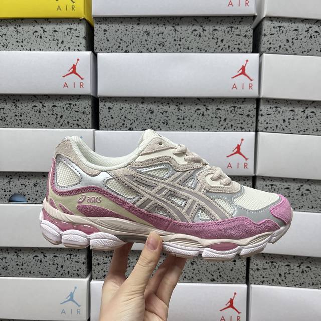 N01# Asicsgel-Nyc Retro Item, Asicstiger New Casual Shoes, Thick-Soled Street Sp