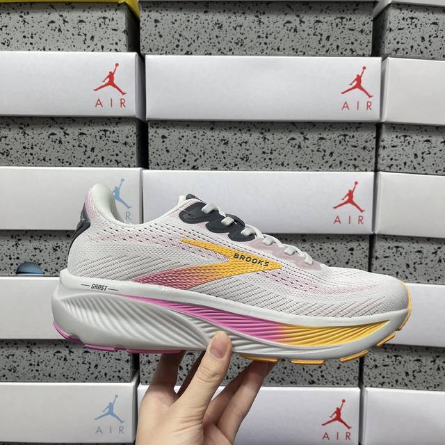 Genuine Brooks Ghost 17 Low-top Thick-soled Breathable Cushioning Support Casua