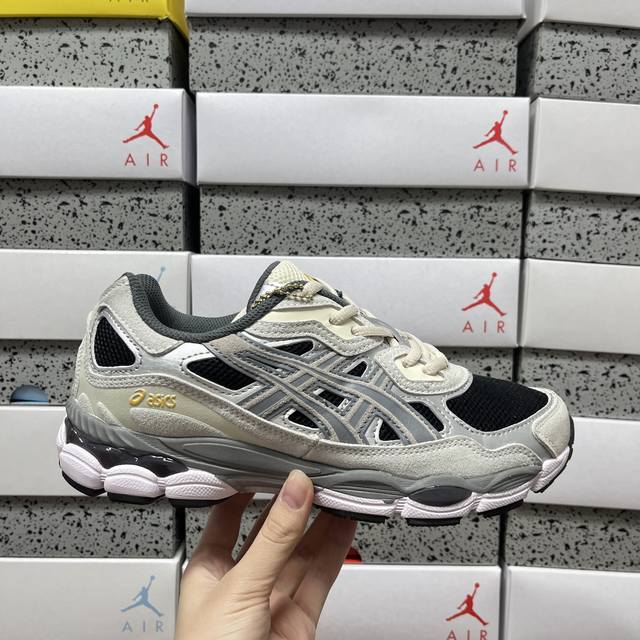 Genuine Asics Gel-Nyc Sport Casual Breathable Professional Running Shoes 1201A7