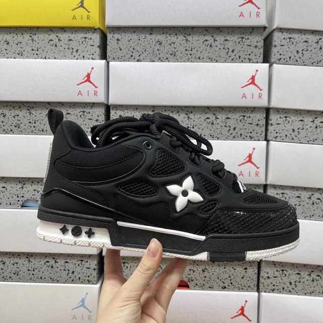 Di Louis Vuitton Skate Round Toe Lace-up Low-top Sneakers Sizes: 38-46