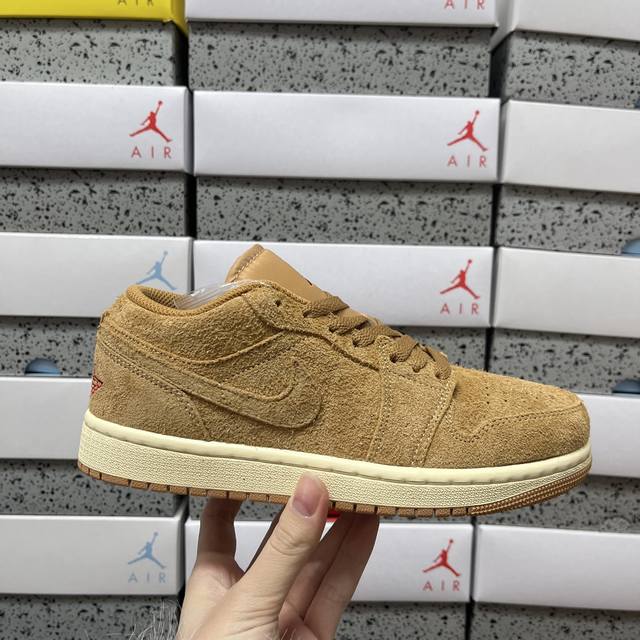 K Jordan Air Jordan 1 Low Flax, Ash Brown, Hv4089 200 . Sizes: 36 36.5 37 38 38