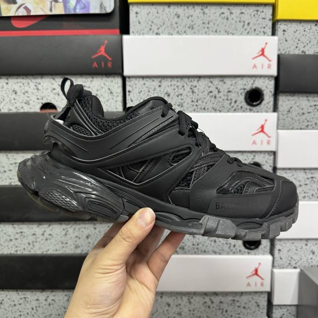 Good version Balenciaga Sneaker Tess S.Gomma Maille White Orange 3.0 generation,