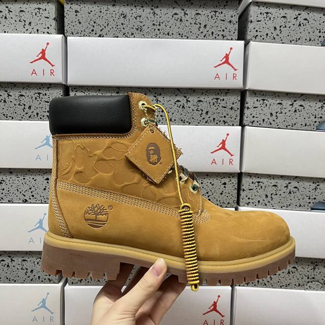 Authentic Timberland classic yellow boots, Bape collaboration! Sizes: 35 36 37 3