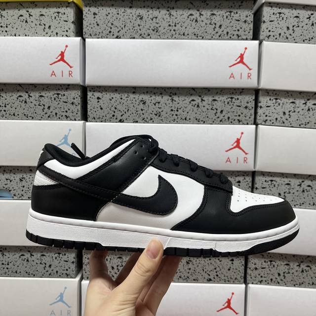 Yc Nk Dunk Low Black and White Panda Dd1391 100 Size: 35.5 36 36.5 37.5 38 38.5