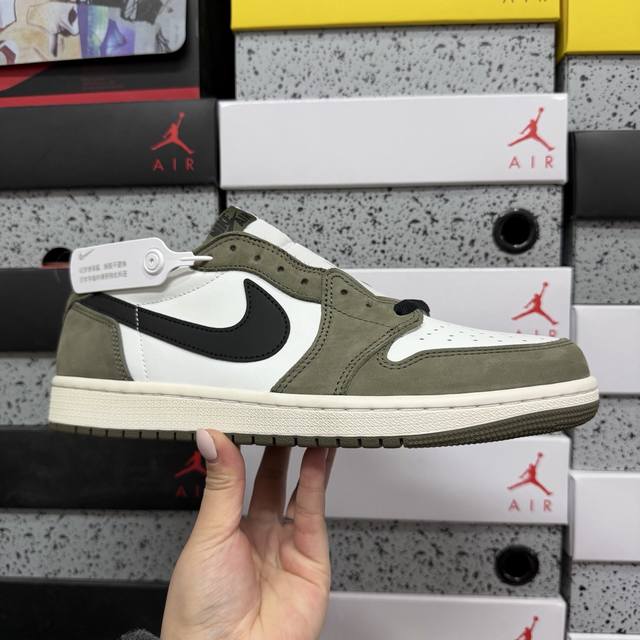 H Travis Scott X Air Jordan 1 Low Og AJ1 (Reverse Swoosh Low) Hq6998 200 Sizes: