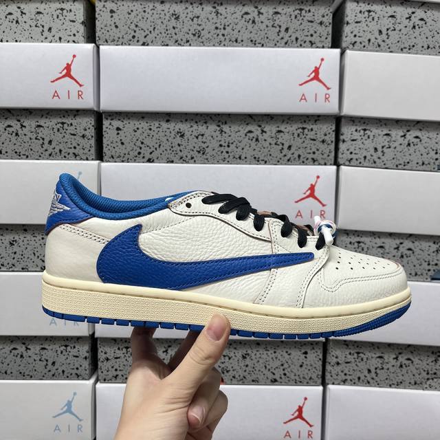 pk4.0# Fragment X Ts X Air Jordan 1 Low Collaboration Low-Top Reverse Swoosh Sne