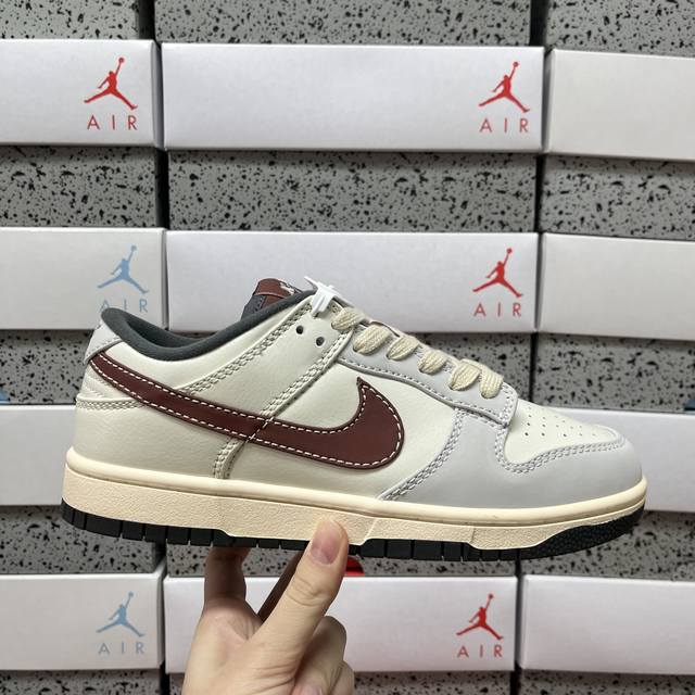 Genuine Nike SB Dunk Low, Off-White/Red Low-Top Casual Sneakers Im6670 202 Size