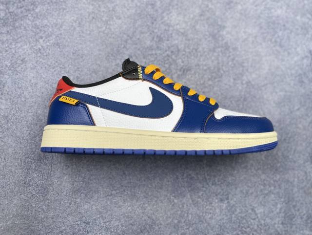 Special Price S Version Air Jordan 1 Low White and Blue Collaboration AJ1 Low-To