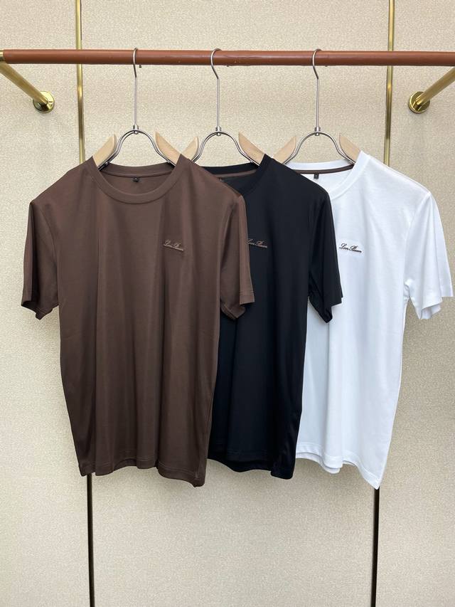 Lp-Loro piana Exclusive New Original Men's Casual Short-Sleeve T-Shirt, High-End