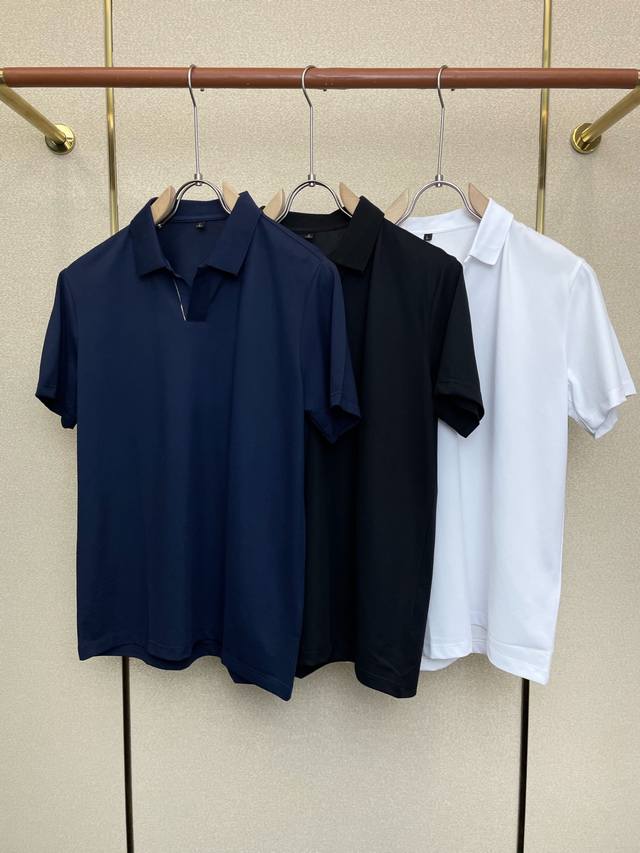 Burberry Exclusive New Original Men's Casual Lapel Short-Sleeve T-Shirt, High-En