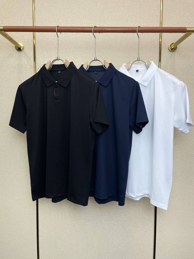 Moncler Exclusive New Original Men's Casual Lapel Short-Sleeve T-Shirt, High-End