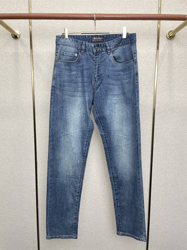 Lp-Loro piana Exclusive New Casual Jeans, High-End Version! Custom-made fabric f