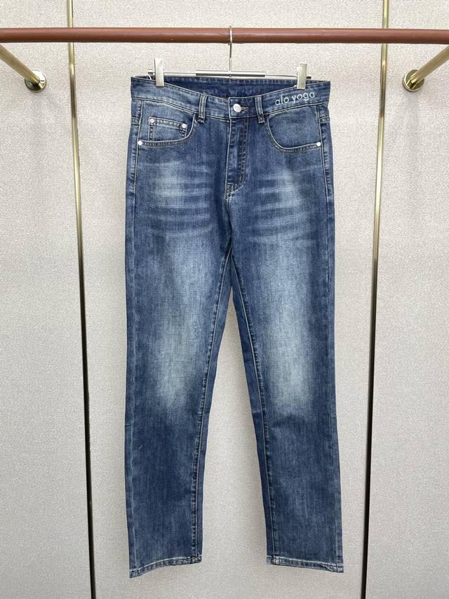 Alo Yoga Exclusive New Casual Jeans, High-End Version! Custom-made fabric for su