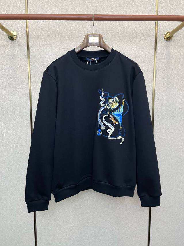 Louis Vuitton's latest men's casual sweatshirt, a high-end custom-made, fashion