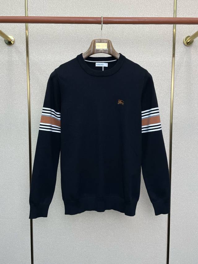 Burberry's latest men's casual sweater, a must-have item from a top-tier manufac