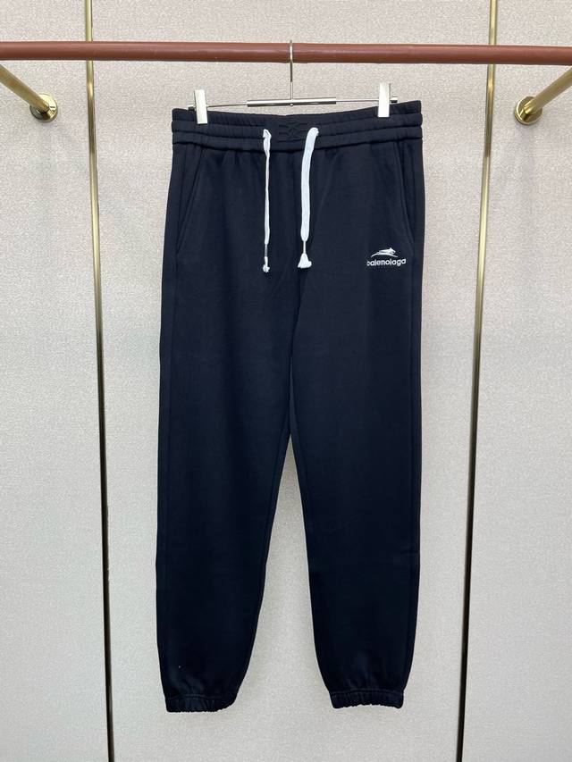 Balenciaga's latest high-end casual drawstring pants, a must-have item! Made wit