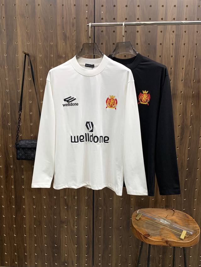 Balenciaga 25Ss Autumn New Arrival, New Trade Order, Crew Neck Long Sleeve Base