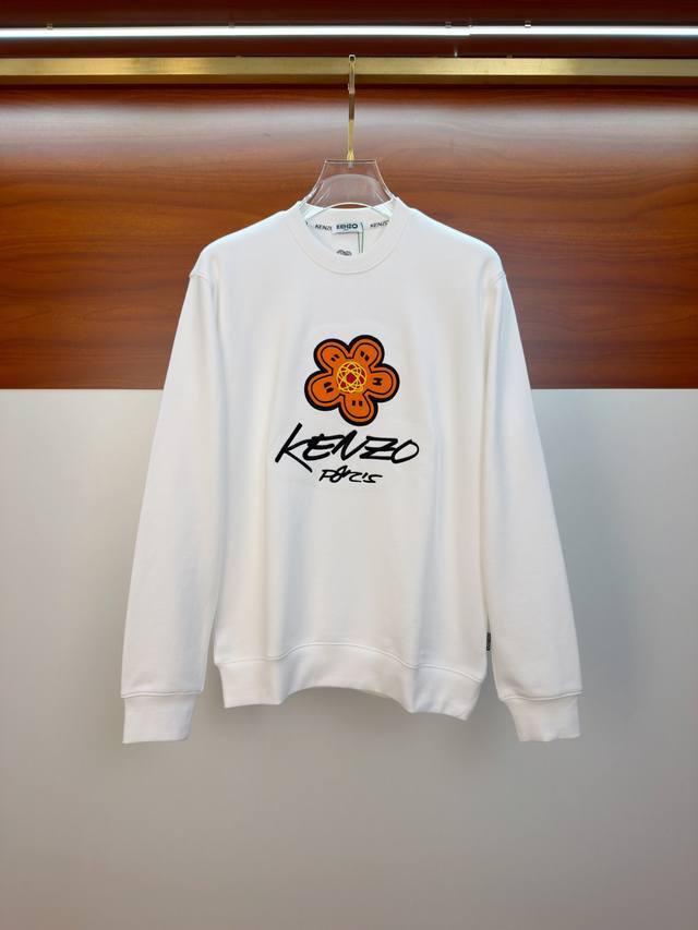 Kenzo 25Ss Newest and Top-Tier Crew Neck Sweatshirt, Exquisite Craftsmanship, To
