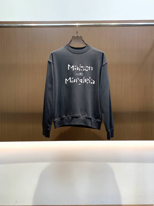 Manila 25Ss Newest and Top-of-the-Line Crew Neck Sweatshirt, Exquisite Craftsman